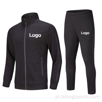 Serviço OEM Custom Winter Men Gym Polyester Tracksuit